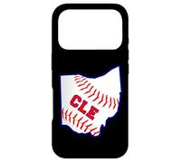 Art de Baseball du Centre-Ville de Cleveland (Ohio) CLE Love The Land Gifts Coque pour iPhone 17 Pro