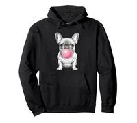 Art de Bulldog Français avec Chewing-Gum pour Amateurs Sweat à Capuche
