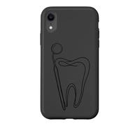 Art de Bureau Dentaire Minimaliste Coque pour iPhone XR