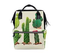 Art De Cactus Vert Sacs de Courses Réutilisables Durable Sac de Provisions Léger Sacs D'épicerie pour Femmes Filles