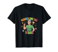 Art de célébration Amusant pour Les pères Number One Dad Vibes T-Shirt