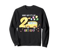 Art de célébration du 2e Anniversaire d'un Bus Scolaire pour Tout-Petits Sweatshirt