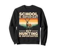 Art de Chasse Amusant pour garçons et Hommes Chasseur de cerf Chasse Faune Sweatshirt