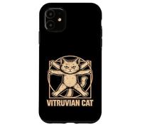 Art de Chat vitruvien Anatomie féline Funny Kitty Lover Coque pour iPhone 11