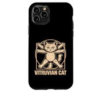 Art de Chat vitruvien Anatomie féline Funny Kitty Lover Coque pour iPhone 11 Pro