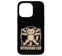 Art de Chat vitruvien Anatomie féline Funny Kitty Lover Coque pour iPhone 13 Pro