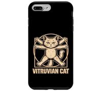 Art de Chat vitruvien Anatomie féline Funny Kitty Lover Coque pour iPhone 7 Plus/8 Plus
