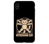 Art de Chat vitruvien Anatomie féline Funny Kitty Lover Coque pour iPhone XS Max