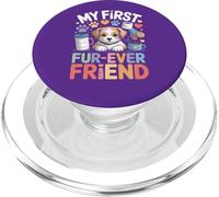 Art de Chiot Mignon de Mon Premier ami en Fourrure PopSockets PopGrip pour MagSafe