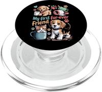 Art de Chiot Mignon de Mon Premier ami en Fourrure PopSockets PopGrip pour MagSafe
