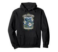 Art de Columbine Mountain, Pays des Fleurs Sauvages du Colorado Sweat à Capuche