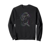 Art de créatures mythiques à Distorsion numérique de Cyber Dragon Sweatshirt