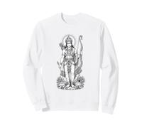 Art de dévotion de la divinité hindoue de Rama Archer sacré Sweatshirt