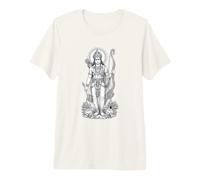 Art de dévotion de la divinité hindoue de Rama Archer sacré T-Shirt Haut de Gamme