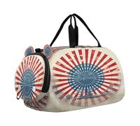 Art De FléChette Rouge Abstrait Sac de Sport Natation avec Compartiment à Chaussures,Sac de Voyage Weekend Sac à Main pour Filles GarçOns