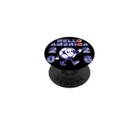 Art de Football animé par Les Fans de Hello America Soccer 2026 PopSockets PopGrip Adhésif