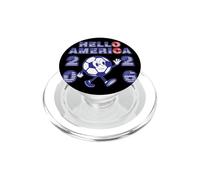 Art de Football animé par Les Fans de Hello America Soccer 2026 PopSockets PopGrip pour MagSafe