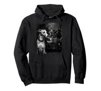 Art de Fumer Une Cigarette avec des Chiens Cool Whippet Sweat à Capuche
