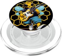 Art de Guitare d’Abeille | Portrait de Musicien PopSockets PopGrip pour MagSafe