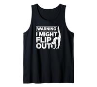 Art de Gymnastique Mignon - Warning I Might Flip Out Débardeur