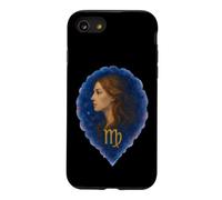 Art de Jeune Fille Aquarelle du Zodiaque Vierge Coque pour iPhone SE (2020) / 7/8