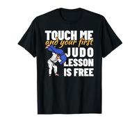 Art de judo amusant pour hommes, femmes, enfants, judoka, sport, combattant, amoureux T-Shirt