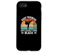Art de karaté Cool pour Homme et Femme Ceinture Noire pour Arts Martiaux Coque pour iPhone SE (2020) / 7/8