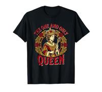 Art de la Couronne Vintage La Seule et Unique Reine T-Shirt