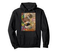 Art de la crinière en fourrure de Lion Big Cat Strength Power Kings Leaders Sweat à Capuche