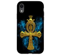 Art de la Croix d'Ankh d'or égyptien Coque pour iPhone XR