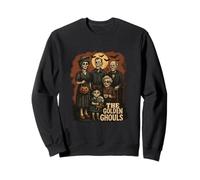 Art de la famille squelette des goules d'or Sweatshirt