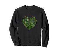Art de la fierté Nationale des Bluebonnets du Texas en Forme de cœur et de Fleurs Sauvages Sweatshirt