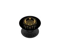Art de la Fleur de Lotus Céleste avec Ambiance Mystique PopSockets PopGrip Adhésif