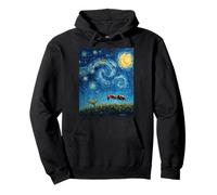 Art de la fourmi nocturne de Van Gogh Art de la nature Sweat à Capuche