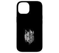 Art De La Fusion Du Guerrier Viking Et Du Loup De La Coque pour iPhone 14
