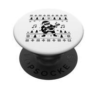 Art de la Guitare Ugly Christmas Man PopSockets PopGrip Adhésif
