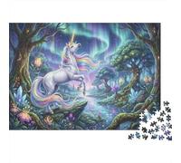 Art de la Licorne Arc-en-Ciel Puzzle 1000 Pièces Adultes Et Enfants,Premium,Carton,Jeu Éducatif,Cadeau,Défi,Déco Murale,Dès 14 Ans,Anti-Stress,Détente,Casse-tête 38x26cm