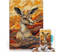 Art de la mosaïque du Kangourou Puzzles de 1000 pièces pour Adolescents Jeux Amusants Car C'est Un pour Toute la Famille 38x26cm