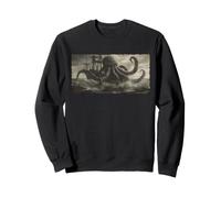 Art de la mythologie Nautique Octopus Kraken Sea Monster Ship Ocean Sweatshirt