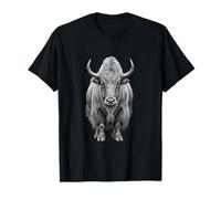 Art de la Nature et de la Faune de Montagne pour Les Amoureux du Yak Sauvage T-Shirt