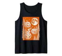Art de la Nuit d'halloween avec Citrouilles Effrayantes Débardeur