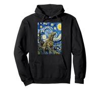 Art de la Nuit étoilée de Van Gogh avec Le Dragon de Komodo Sweat à Capuche