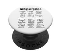 Art de la paléontologie Scientifique des fossiles du Trias PopSockets PopGrip Adhésif