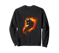 Art de la Puissance intérieure de l'esprit de Flamme Sweatshirt