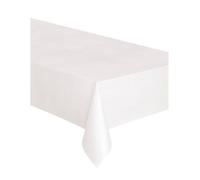 Art de la table - Nappe rectangulaire en plastique blanche 137 x 274 cm