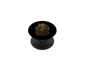 Art de l'Archange Saint Michel Byzantin Sacré Catholique Icône PopSockets PopGrip Adhésif