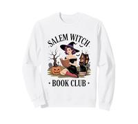 Art de Lecture de sorcière effrayante pour Les Amateurs de Livres de Salem Sweatshirt
