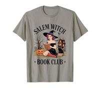 Art de Lecture de sorcière effrayante pour Les Amateurs de Livres de Salem T-Shirt