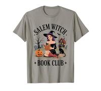 Art de Lecture de sorcière effrayante pour Les Amateurs de Livres de Salem T-Shirt