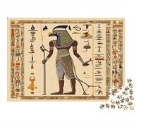 Art de l'Égypte Ancienne Cadeau Unique Décoration Intérieure Jeu ÉduChatif Challenge Toy Adultes & Enfants des 14 Ans 1000pcs (75x50cm)